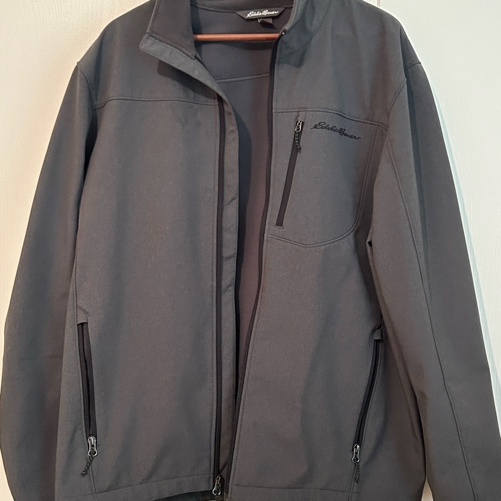 Eddie Bauer Men's Jacket in charcoal gray